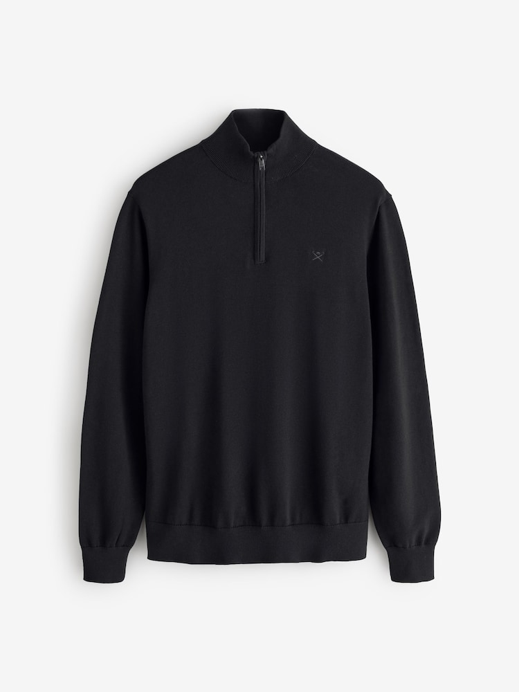 Hackett Cotton Quarter Zip Jumper - Image 1 of 1