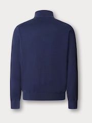 Hackett Cotton Quarter Zip Jumper - Image 2 of 3
