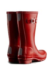 Hunter Red Junior Originals Gloss Boots - Image 3 of 4