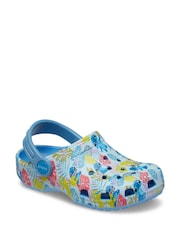 Crocs Blue Stitch Classic Clogs - Image 3 of 5
