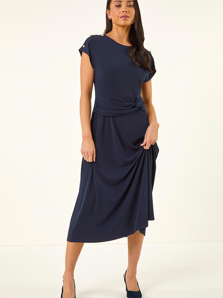 Roman Petite Side Twist Dress - Imagen 1 de 5