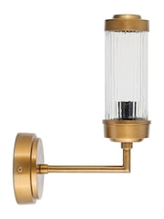 Nkuku Antique Brass Akurdi Bathroom Single Wall Lamp - Image 4 of 5
