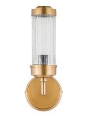 Nkuku Antique Brass Akurdi Bathroom Single Wall Lamp - Image 5 of 5