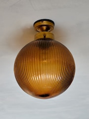 Nkuku Amber Konnie Bathroom Ceiling Light - Image 1 of 4