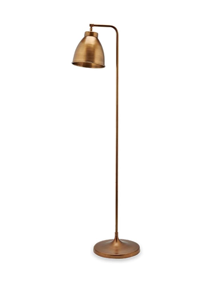 Nkuku Antique Brass Muturi Floor Lamp - Image 2 of 2 Nkuku Antique Brass Muturi Floor Lamp - Image 2 of 2