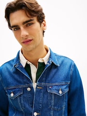 Tommy Hilfiger Blue Denim Trucker Jacket - Image 4 of 5