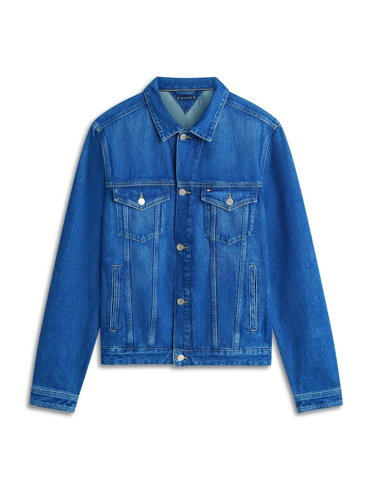 Tommy Hilfiger Blue Denim Trucker Jacket - Image 5 of 5