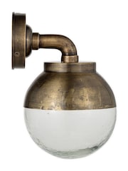Nkuku Antique Brass Abeo Outdoor Wall Lamp - Image 3 of 4