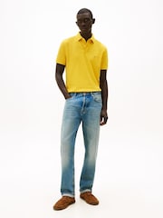 Tommy Hilfiger Yellow 1985 Regular Fit Pique Polo Shirt - Image 2 of 5