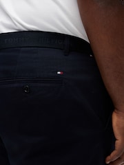 Tommy Hilfiger Blue Plus Denton Twill Slim 9.5" Inseam Shorts - Image 4 of 5