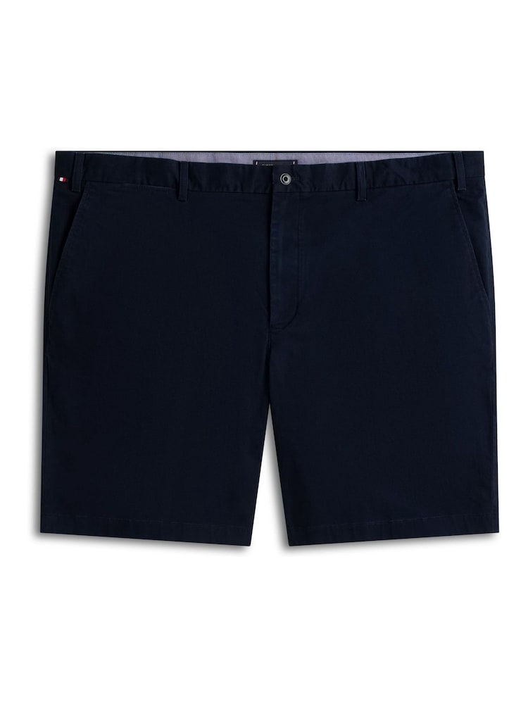 Tommy Hilfiger Blue Plus Denton Twill Slim 9.5" Inseam Shorts - Image 5 of 5