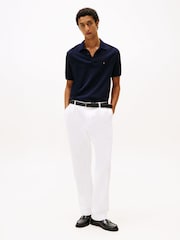 Tommy Hilfiger Blue Regular Fit Knit Polo Shirt - Image 2 of 7