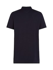 Tommy Hilfiger Blue Regular Fit Knit Polo Shirt - Image 6 of 7