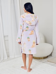 Chelsea Peers Purple Fleece Spa Dogs Dressing Gown - Image 3 of 5