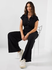 Joe Browns Black Essential Jersey Jumpsuit - Image 2 of 5
