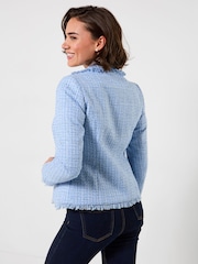 Joe Browns Blue Let's Do Lunch Boucle Jacket - Image 3 of 7