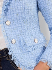 Joe Browns Blue Let's Do Lunch Boucle Jacket - Image 5 of 7