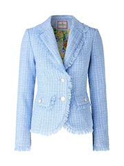 Joe Browns Blue Let's Do Lunch Boucle Jacket - Image 6 of 7
