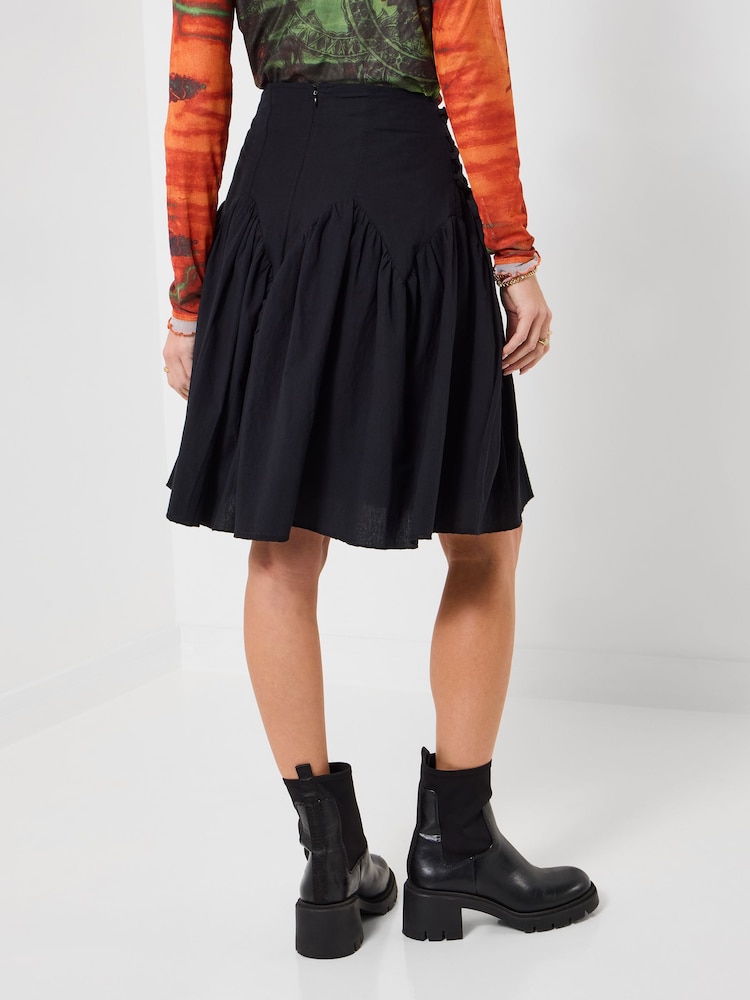 Joe Browns Black Rhianna Lace-Up Side Skirt - Image 2 of 5 Joe Browns Black Rhianna Lace-Up Side Skirt - Image 2 of 5