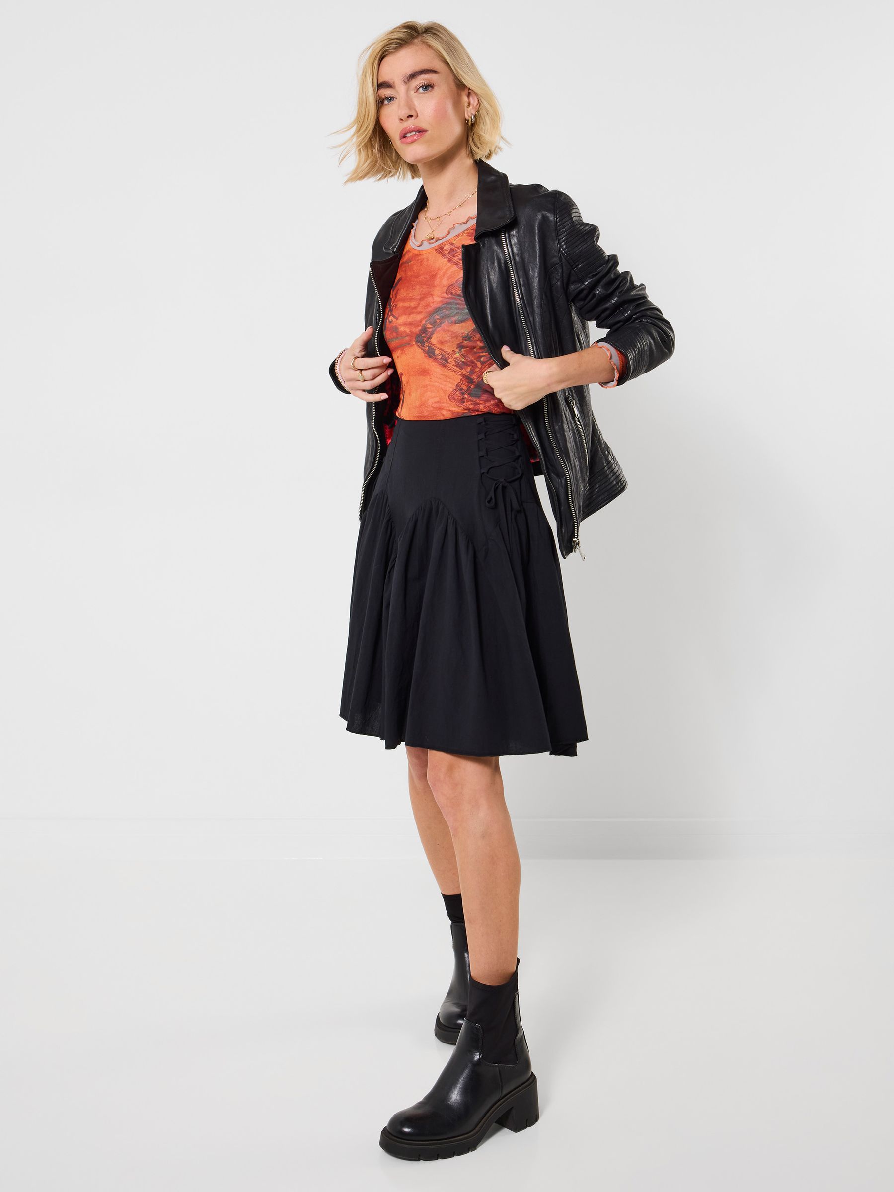 Buy Joe Browns Black Rhianna Lace-Up Side Skirt from Next Lithuania