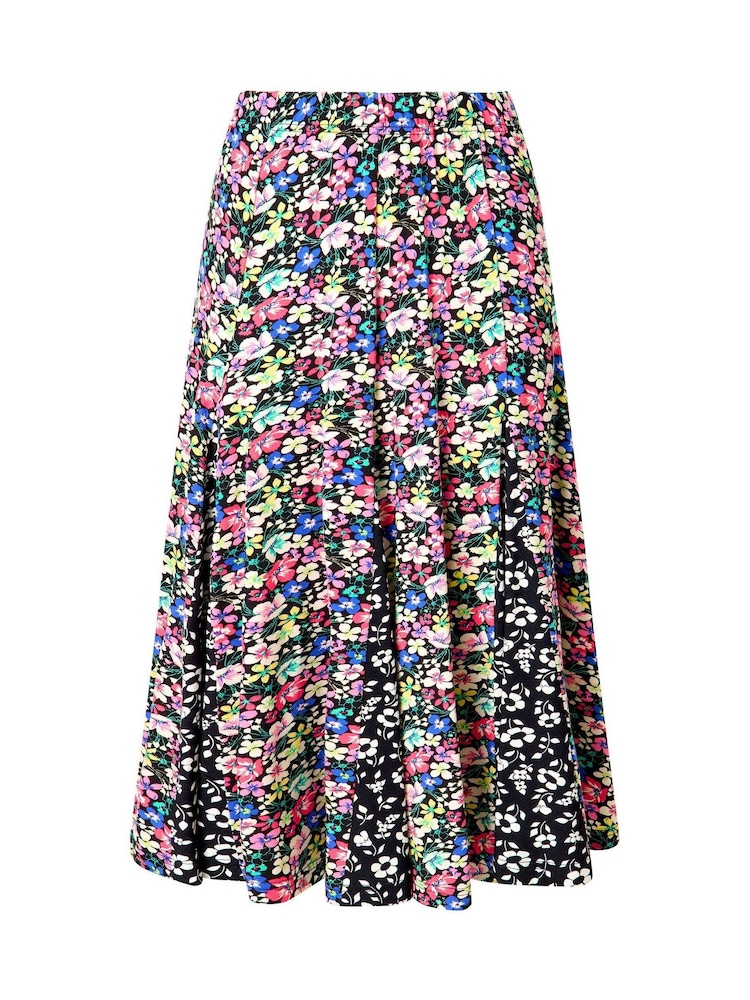 Joe Browns Black Celine Jersey Knee Length Godet Skirt - Image 5 of 5