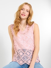 Joe Browns Liliana かぎ針編みタンクトップ - 画像 2 / 5