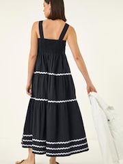 Blau - Roman Ric Rac Tiered Midi Dress - Bild 3 von 5