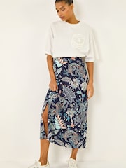 Roman Paisley Print Skirt - Bild 2 von 5