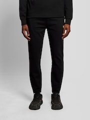 Lyle & Scott Black Fly Fleece Trackies Joggers - Image 2 of 5