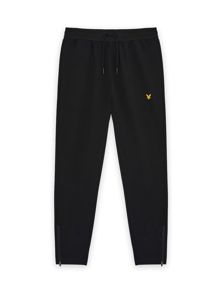 Lyle & Scott Black Fly Fleece Trackies Joggers - Image 5 of 5 Lyle & Scott Black Fly Fleece Trackies Joggers - Image 5 of 5