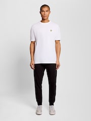 Lyle & Scott Black Lightweight Cuffed Lounge Joggers - Image 2 of 5