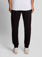 Lyle & Scott Black Lightweight Cuffed Lounge Joggers - Image 4 of 5