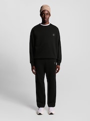 Lyle & Scott Black Loungewear Crew Neck Pullover Jumper - Image 2 of 5