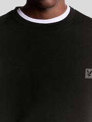 Lyle & Scott Black Loungewear Crew Neck Pullover Jumper - Image 3 of 5