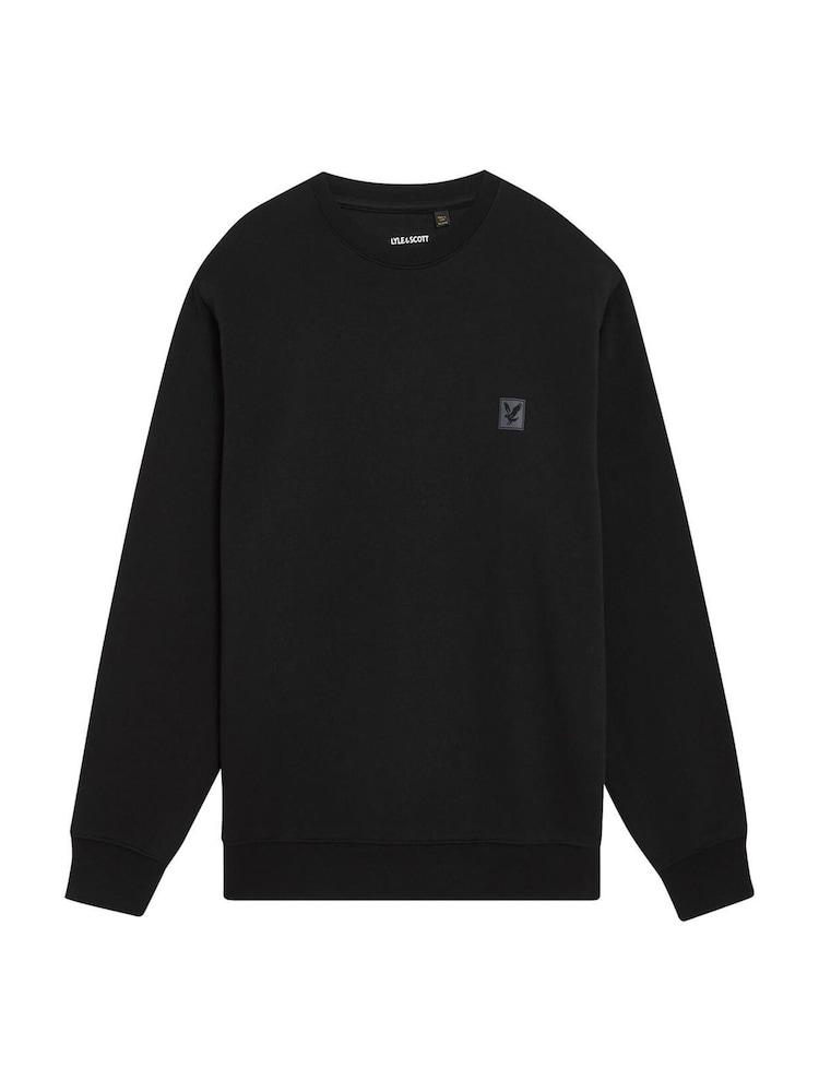 Lyle & Scott Black Loungewear Crew Neck Pullover Jumper - Image 5 of 5