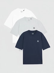 Lyle & Scott מארז של 3 חולצות טי בגזרה נינוחה - תמונה 1 מתוך 6