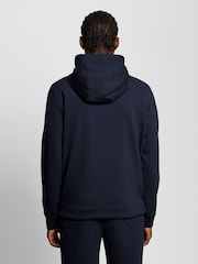 Lyle & Scott Blue Fly Fleece Hoodie - Image 4 of 5