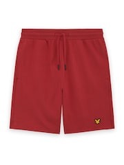 Lyle & Scott Red Fly Fleece Shorts - Image 5 of 5