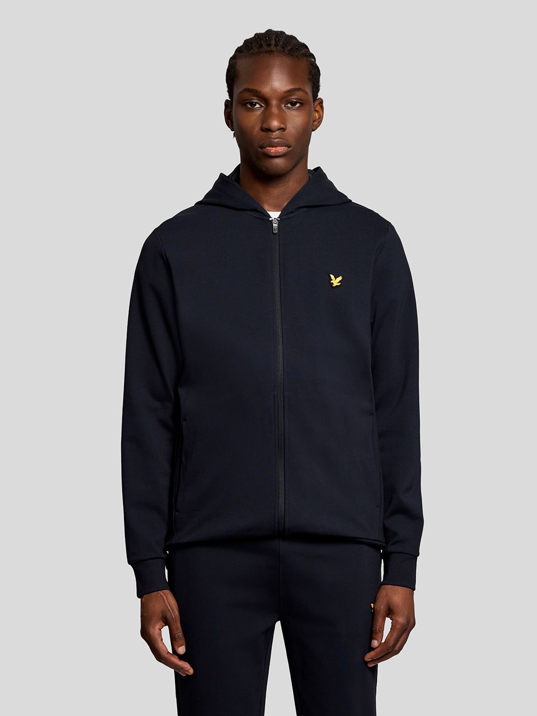 Comprar Azul - Lyle & Scott Fly Fleece camisola com capuz com