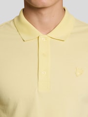 Lyle & Scott Yellow Superfine Polo Shirt - Image 3 of 6
