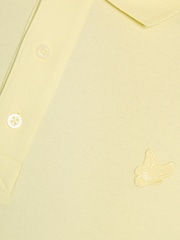 Lyle & Scott Yellow Superfine Polo Shirt - Image 6 of 6
