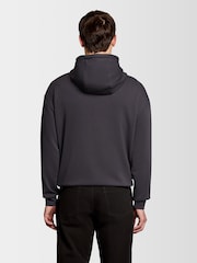 Lyle & Scott קפוצ'ון מבד אינטרלוק בגזרה נינוחה - תמונה 3 מתוך 6