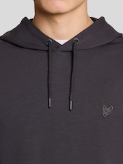 Lyle & Scott קפוצ'ון מבד אינטרלוק בגזרה נינוחה - תמונה 4 מתוך 6