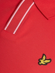 Lyle & Scott Red Placket Tipped Polo Shirt - Image 6 of 6