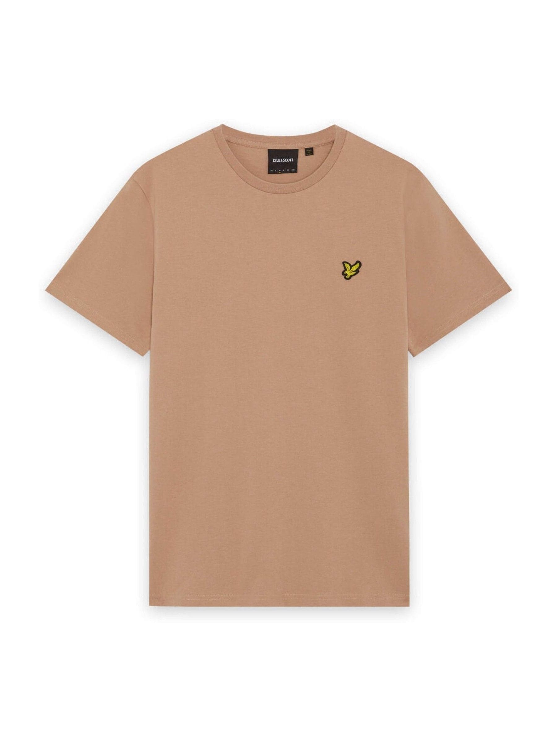 Lyle & Scott Men's Beige T-Shirt Plain - Image 2