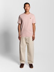 Lyle & Scott Pink Breton T-Shirt - Image 2 of 6