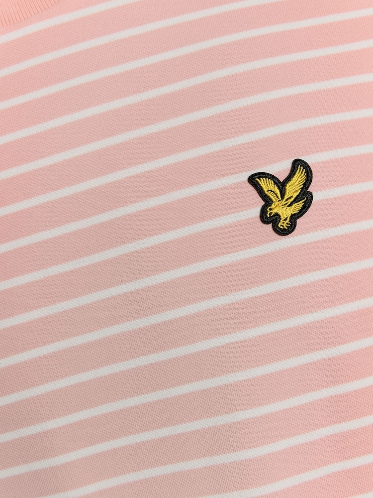 Lyle & Scott Pink Breton T-Shirt - Image 6 of 6