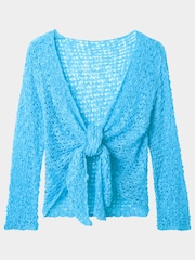 Joe Browns Blue Fresh and Fancy Popcorn Cardigan - Image 1 of 2
