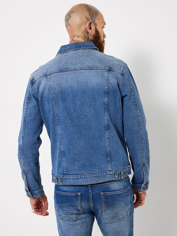 Joe Browns Blue Distinguished Denim Jacket - Image 2 of 7 Joe Browns Blue Distinguished Denim Jacket - Image 2 of 7