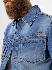 Joe Browns Blue Distinguished Denim Jacket - Image 5 of 7